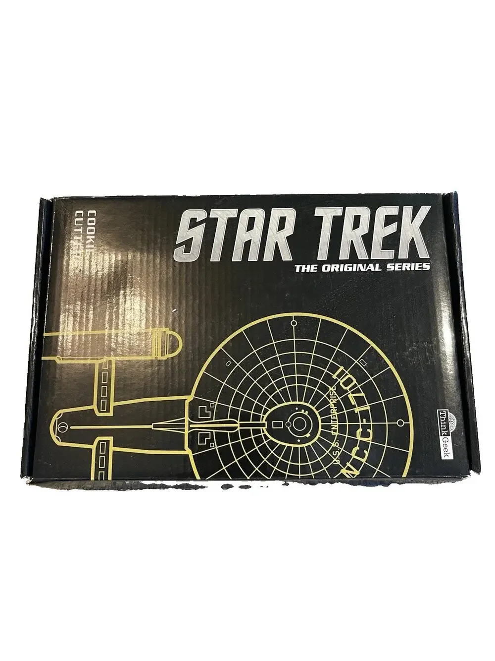 Star Trek Original Series Cookie Cutters Set ThinkGeek Phaser Enterprise - Used
